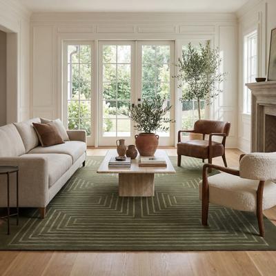 Nuloom Lunavelle Geometric Washable Area Rug