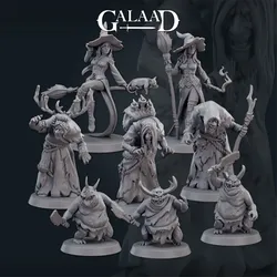 Witches and Little Monsters Set von Galaad Miniatures