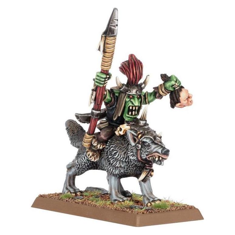 Games Workshop Warhammer ToW - Orc & Gobelin Tribus Chefs Gobelins sur Loup (Kunststoff, Metall) (99112709018)