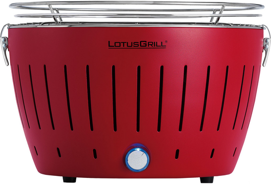 LotusGrill LG G34 U RD - Barbecue portable d'extérieur - Coque rouge