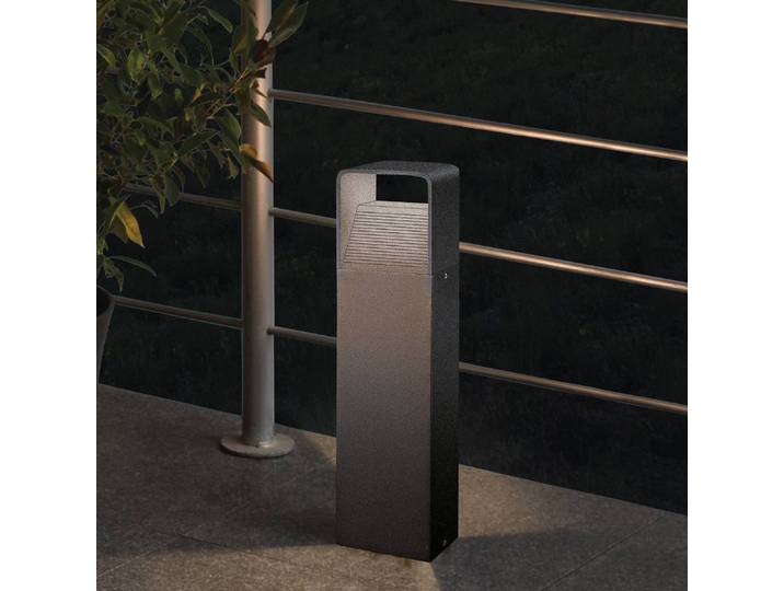 EGLO LED Sockelleuchte Doninni 1, schwarz, Aluminium, Modern