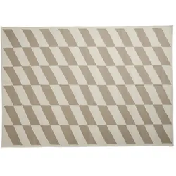 HAY, Teppich, - Shift Kelim Teppich - B170 x L240 cm - Beige & Weiss (240 x 170 cm)