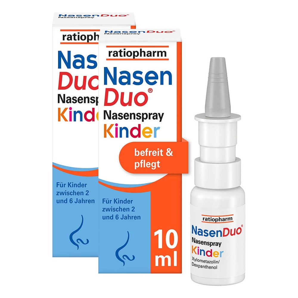 ratiopharm GmbH Nasenduo Nasenspray Kinder 08101633