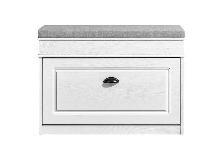Meuble chaussure banc d'entrée salon 75x24x51cm effet bois