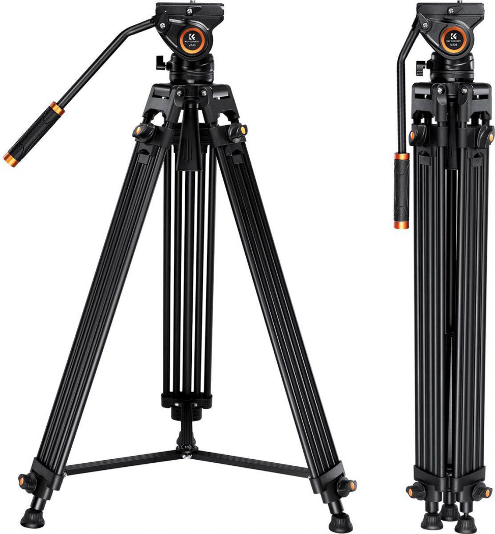 K&F Concept Video Tripod VA18 + VH081