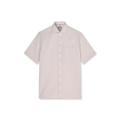 Businesshemd OLYMP "OLYMP Luxor, Comfort Fit, New Kent", Herren, Gr. 43, Normaler Arm, natur, 100% Baumwolle, Hemden