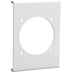 Hager R86809016 Blende CEE-Steckdose 60er Befestigungsspur PVC zu FB Oberteil 130mm verkehrsweiß