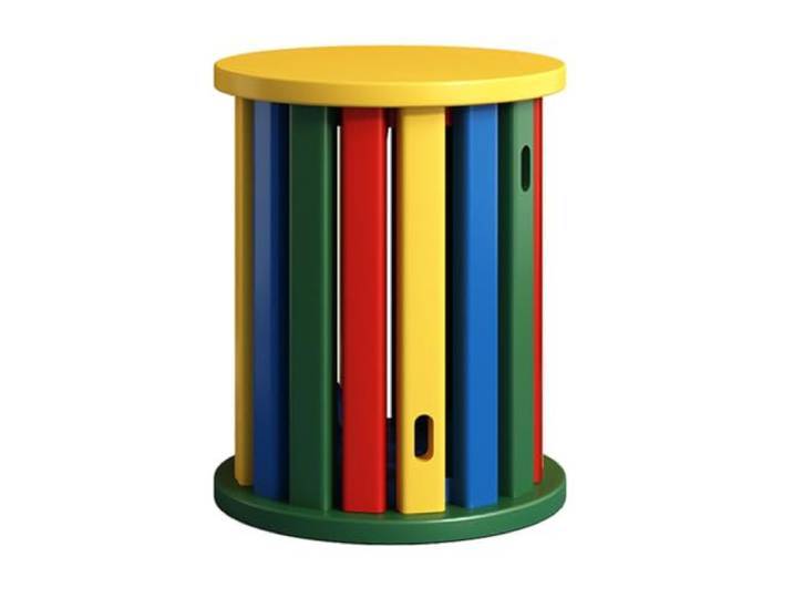 YDHFCD Stapelbarer Hocker Set mit Rollen Platzsparend Stapelbarer Hocker Set mit Rollen, verwandelbar in Beistelltisch, platzsparend, leicht(Style 3 38x48cm)