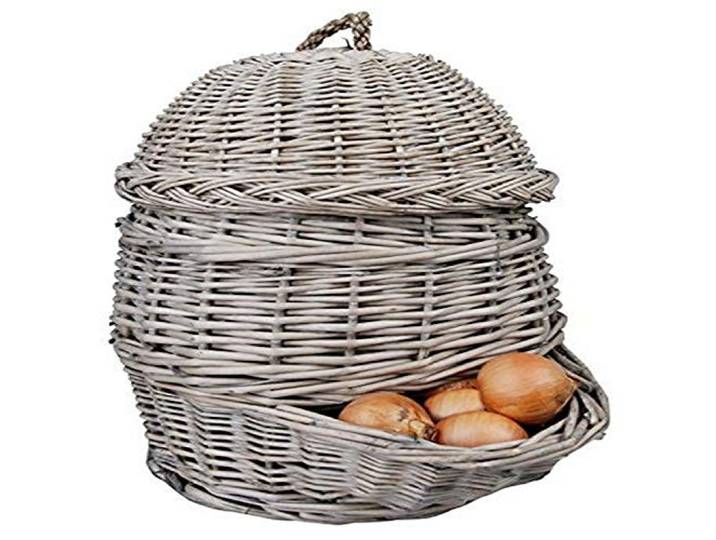 Esschert Design Uienmand in grijs, ca. 25 cm x 33 cm x 35 cm