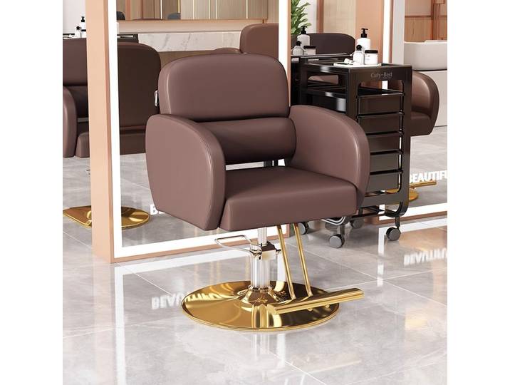 Fauteuil de barbier professionnel, réglable hydrauliquement et pivotant, mobilier de salon de beauté pour barbier, salon de beauté et spa