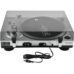 Omnitronic BD-1380 (Manuell), Plattenspieler, Silber
