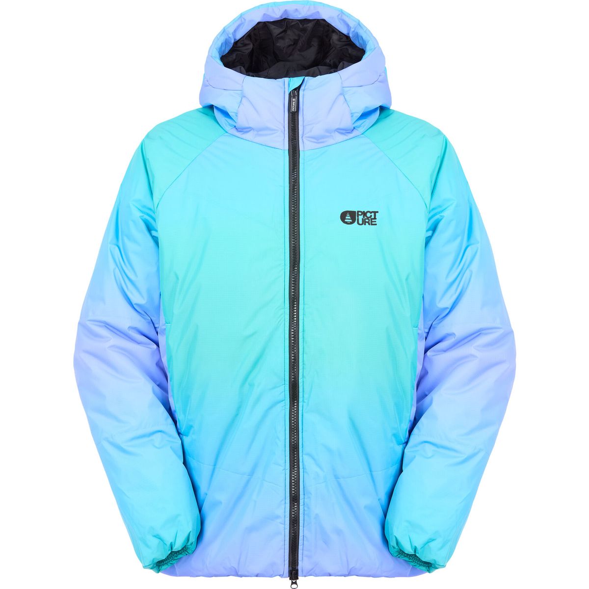 Picture Puffer Grdt Jacket gradient print (A) L MVT0628AFrozen Gradient PrintL