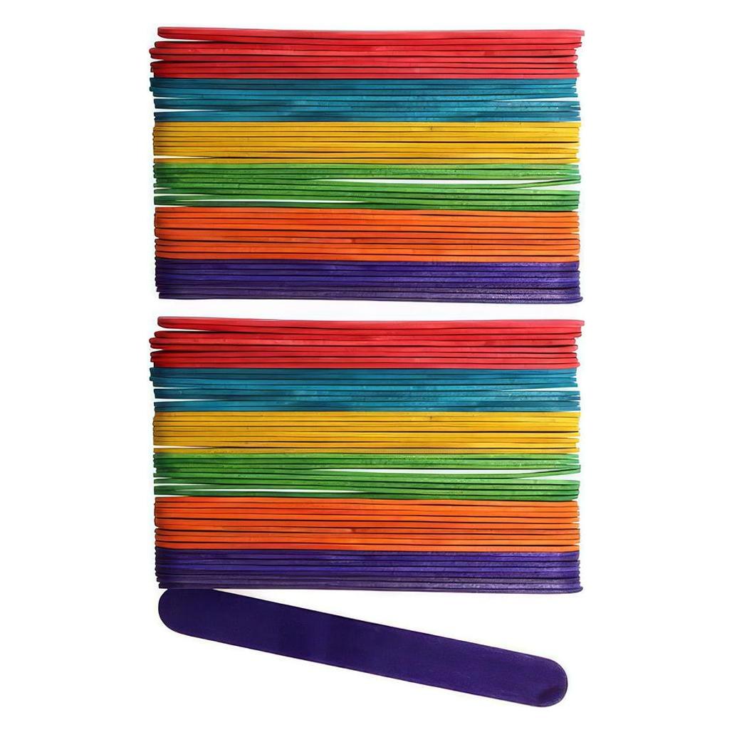 Glorex Bastelhölzer 18x150mm 62200912 assortiert 100 Stück (62200912)