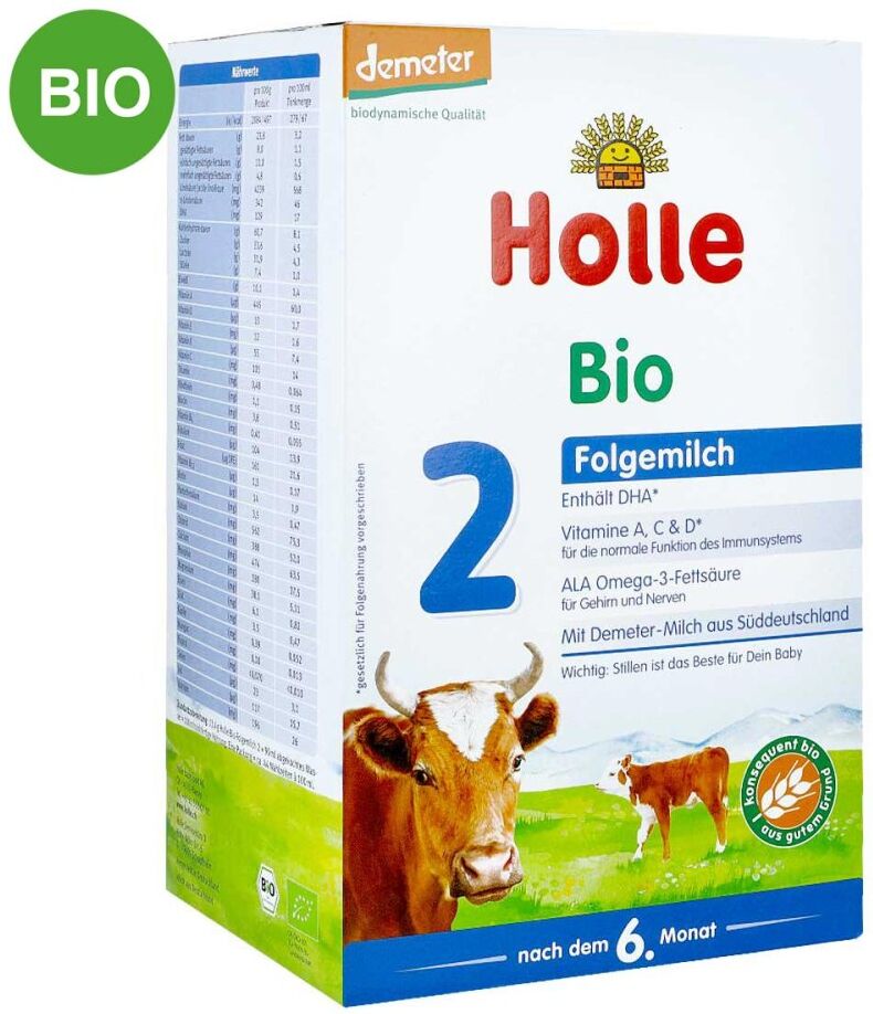 Holle Bio Säuglings Folgemilch 2 600g
