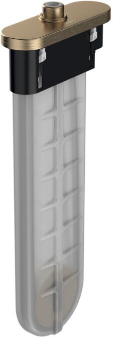 Hansgrohe sBox Wannenrandset 28020140 oval, für Wannen- oder Fliesenrandmontage, brushed bronze
