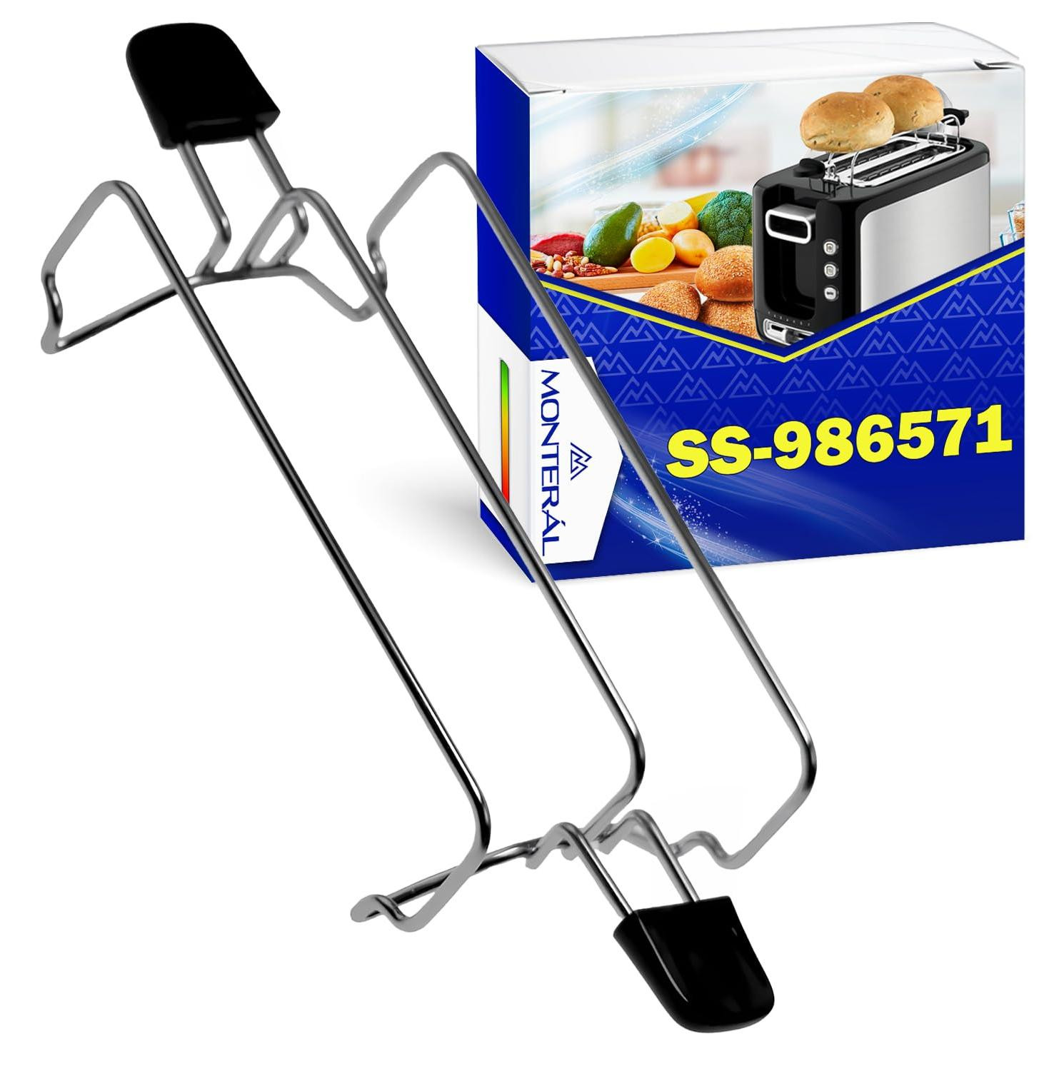 Dripio Toasterhouder SS-986571 voor Tefal/Moulinex, grijs