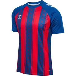 hummel hmlMATCH Striped Fußball Trikot 7358 - true blue/true red XXL