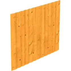 Skan Holz Seitenwand für Leimholz Carports - Deckelschalung - Größe 1, eiche hell