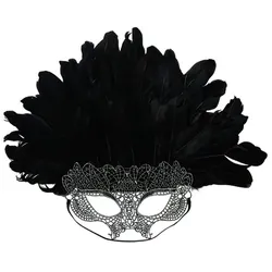 Maske "Mystique", schwarz