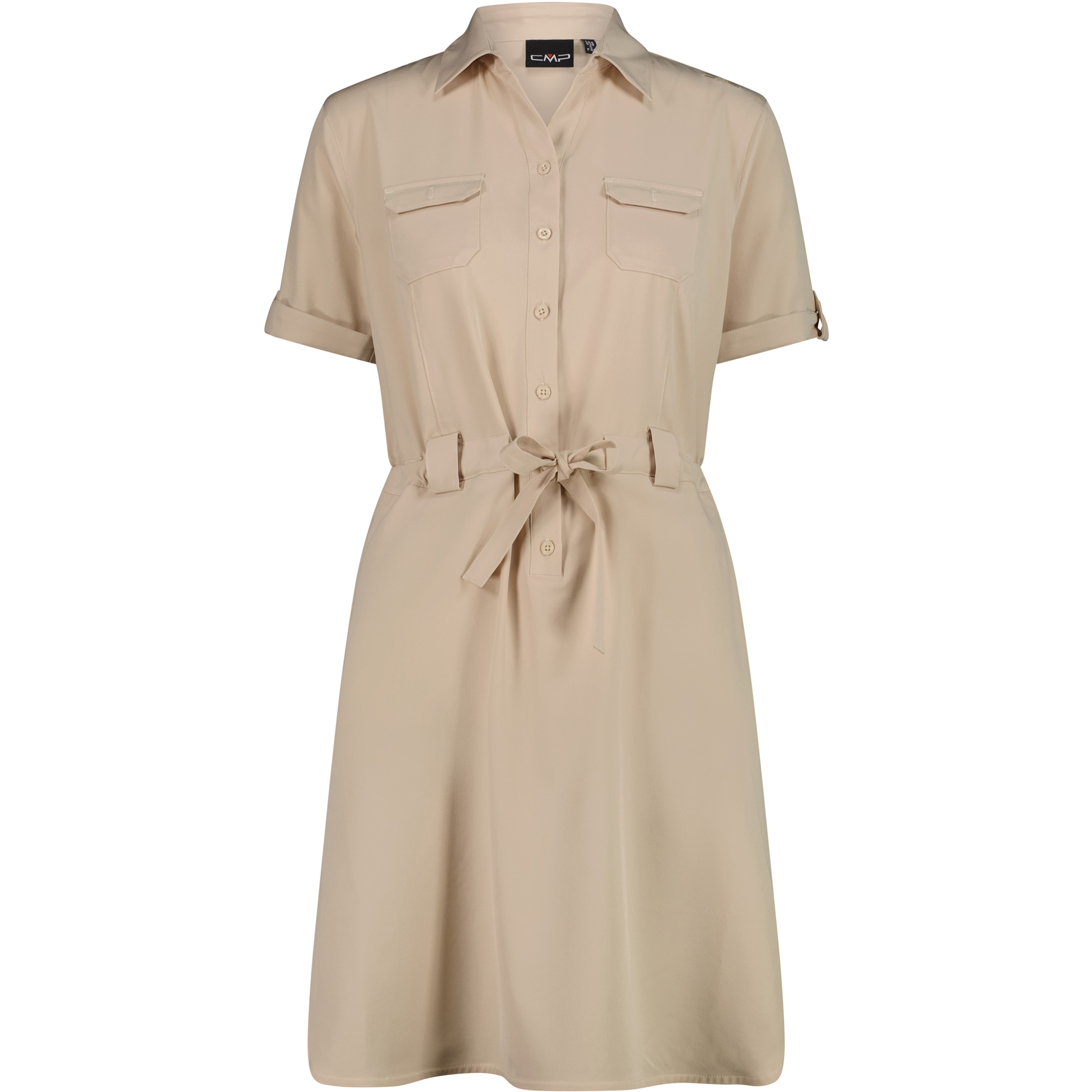 CMP Kleid Damen Kleider beige Größe XL Lifestyle Schnell trocknend