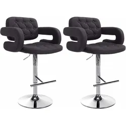 2er Set Barhocker Dublin Stoff C
