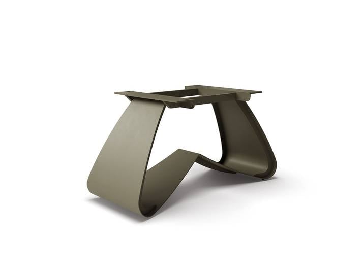 W-Gestell Metall Effektfinish Titan für Ausziehtische von 180-300 cm, Gestelle
