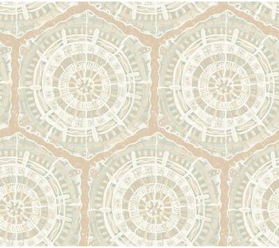 LiLi WhittWhitt Peach Harmony Peel & Stick Wallpaper