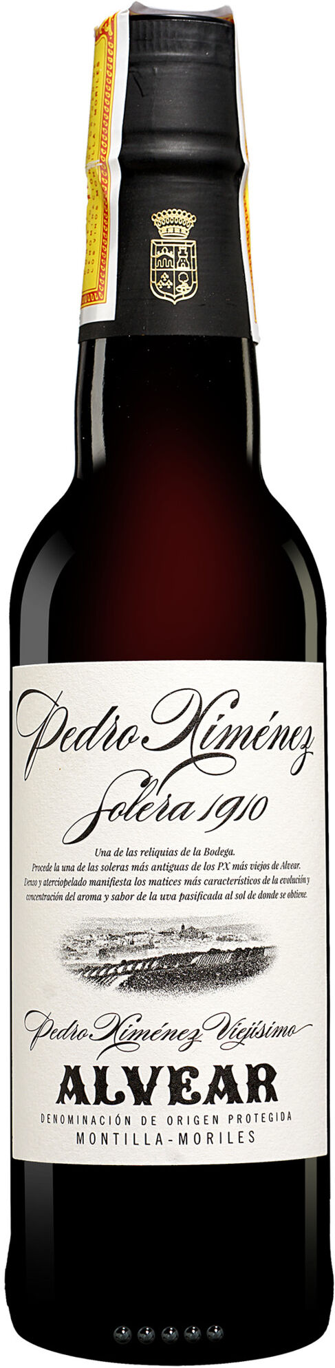 Alvear Pedro Ximénez Solera 1910 - 0,375 L. 15% Vol. Sherry Sehr Süß aus Spanien