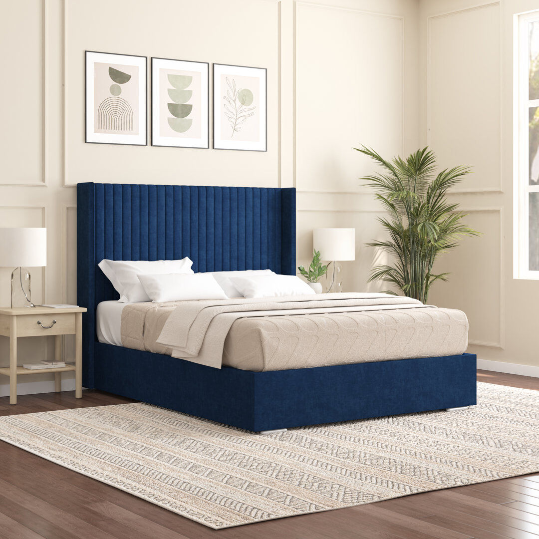 Mercury Shelton Upholstered Bed Frame Parliament Single (3')
