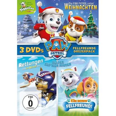 Paw Patrol: Die Paw Patrol rettet Weihnachten, Paw Patrol: Rettungen im Winter & Paw Patrol: Ein neuer Fellfreund! [3 DVDs], DVD
