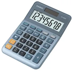 CASIO Tischrechner »MS-88EM« blau, 10.1x2.8x14.9 cm