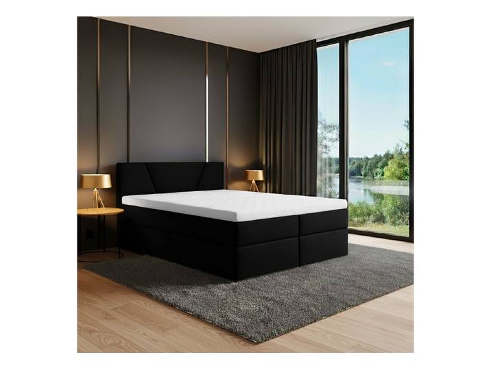 Best for Home Boxspringbett mit Stauraum, Federkernmatratze & Schaum-Topper (Boxspringbett Set, 140x200 160x200 180x200 200x200), Lieferung Wohnung und Aufbauservice, TOP Preis-Leistungs-Verhältnis