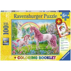 Ravensburger Puzzle - Magische Einhörner, 100 Teile XXL