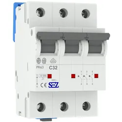Leitungsschutzschalter C32A 3-Polig 10kA VDE Sicherung Automat LS-Schalter SEZ 0099252