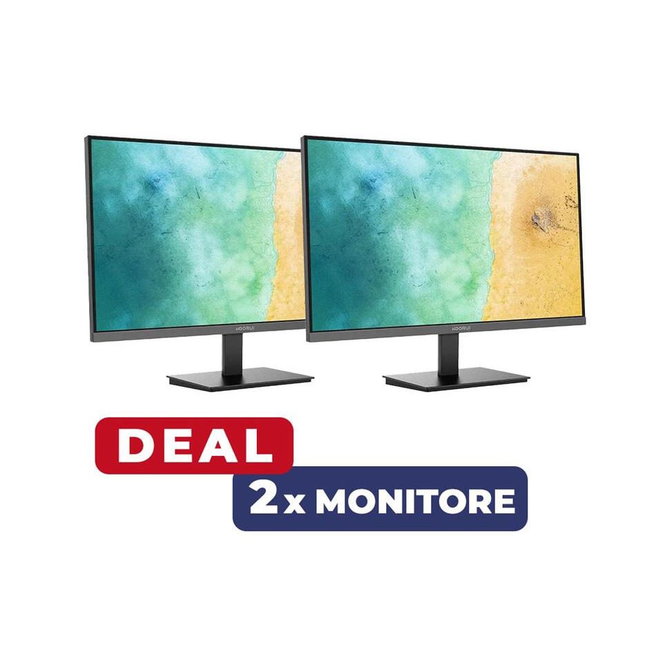 2x KOORUI E2411F FHD Office-Monitor 60,5 cm (23,8 Zoll) E2411F 2er