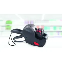 Avery Dennison Zweckform Preisauszeichner, 2-zeilig, 18-stellig, für Etiketten: 26 x 16 mm, Einzug/Druckrichtung ho, Beschriftungsgerät, Weiss