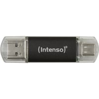 Twist Line 512 GB, USB-Stick anthrazit/transparent, USB-A 3.2 Gen 1, USB-C 3.2 Gen 1