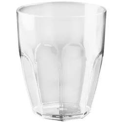 MONOUSO - Wiederverwendbares Langlebig Glas SAN Summer Klar 355ml (1 Stück)