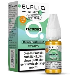 Elfbar ELFLIQ Cactus Ice NicSalt Liquid 10ml / 10mg