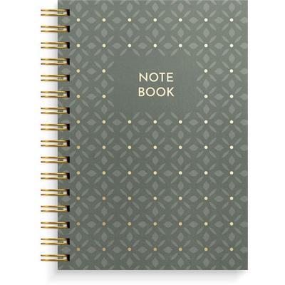 Burde Notizbuch A5 green pattern, Notizbuch von , Burde Publishing AB