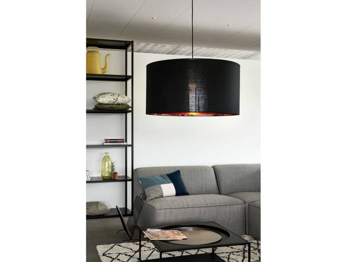 Fenda hanglamp Ø70 Zwart/Koper/Zwart - SLV - Eetkamer - Metaal