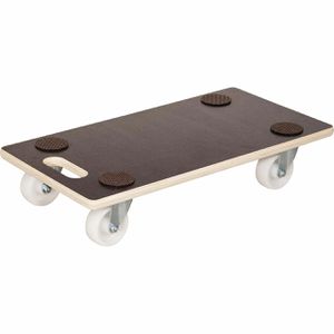Wagner-System Möbelroller MM1609, Kunststoffrollen, 575 x 290mm, Siebdruckplatte, Tragkraft 250kg