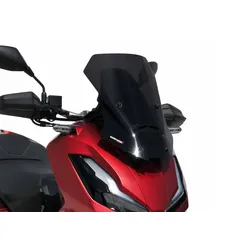 ERMAX Windschutzscheibe Sport Acrylic durchsichtig Schwarz getönt für HONDA ADV 350