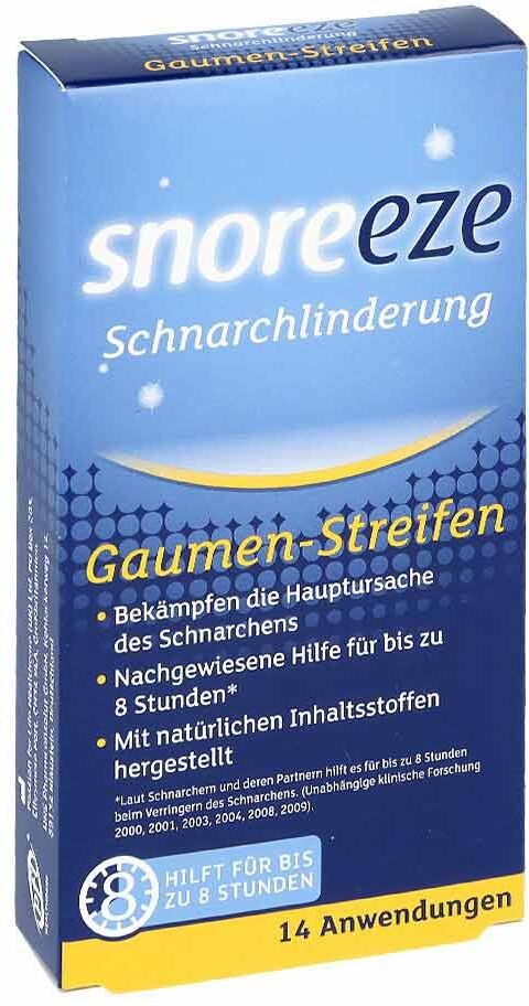 EB Vertrieb Snoreeze Schnarchlinderung Gaumen-Streifen
