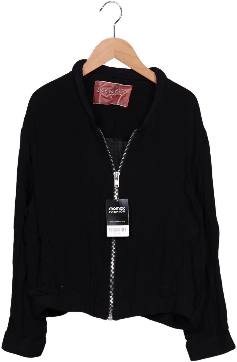 Line of Oslo Damen Jacke, Schwarz, Gr. S, Viskose - Second Hand