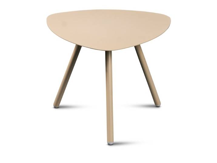 Trendstore Marieka Beistelltisch aus Metall in Creme, für drinn
