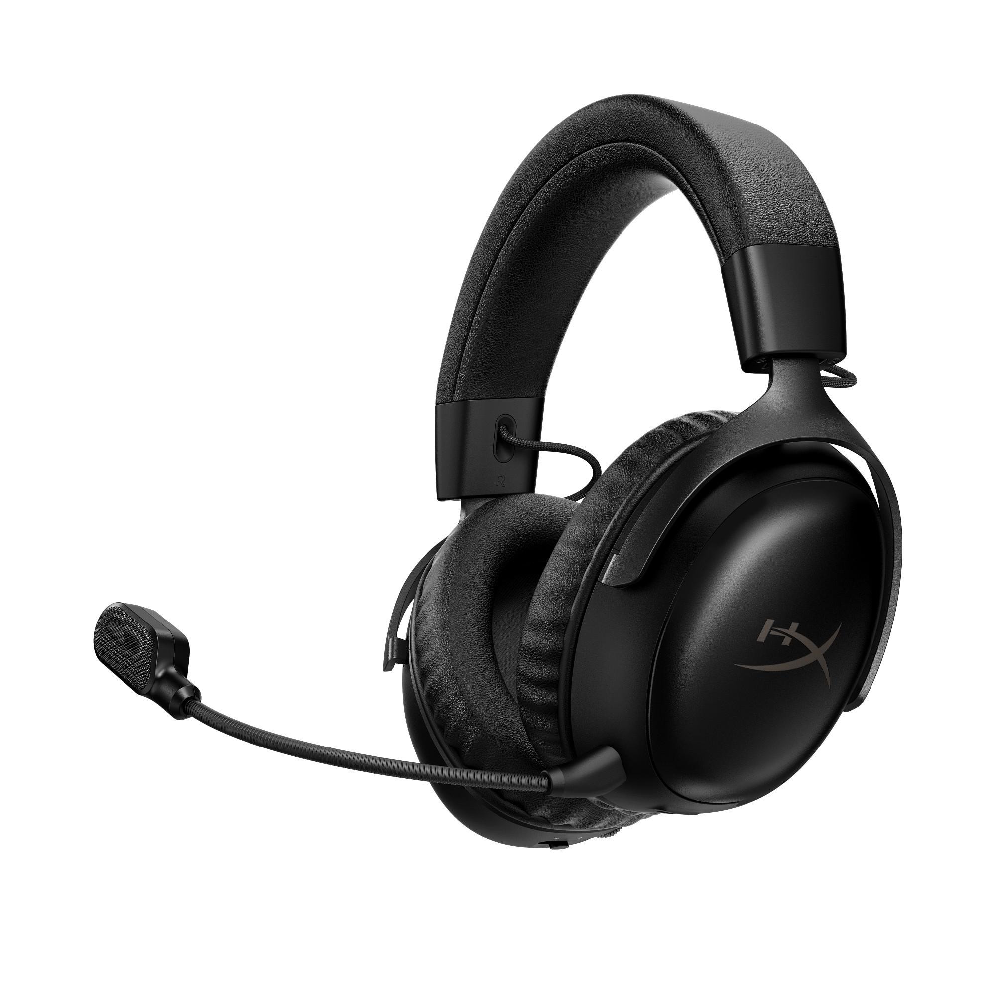 HyperX Cloud III S Wireless Schwarz, Kabelloses Gaming-Headset, 2.4 GHz Verbindung, Bluetooth, HP Instant Pair für Omen Gaming-Notebooks A59YZAA