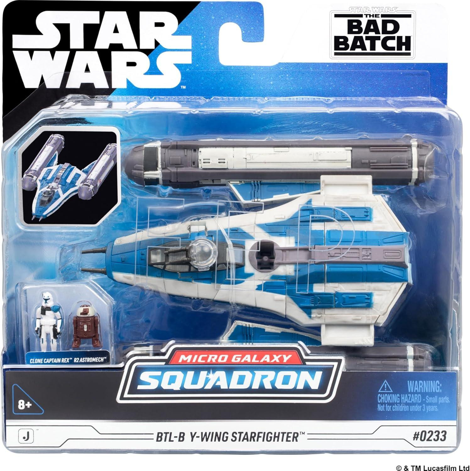 Jazwares Star Wars Micro Galaxy Squadron BTL-B Y-vliegtuig SWJ0536