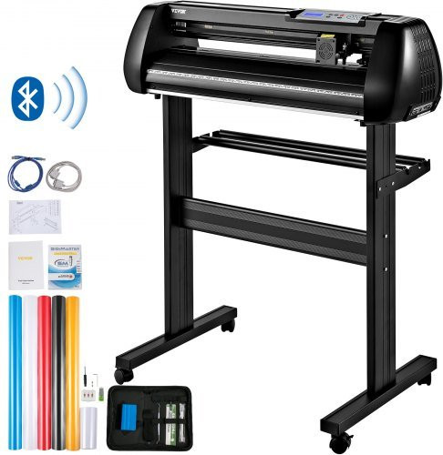 VEVOR Vinyl Snijplotter met SignMaster-software, Bluetooth en USB, Zwart