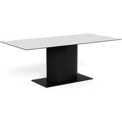 Actona »Marbella« Esstisch Keramik Akranes weiß 200x75,5x100 cm / Keramik Akranes weiß